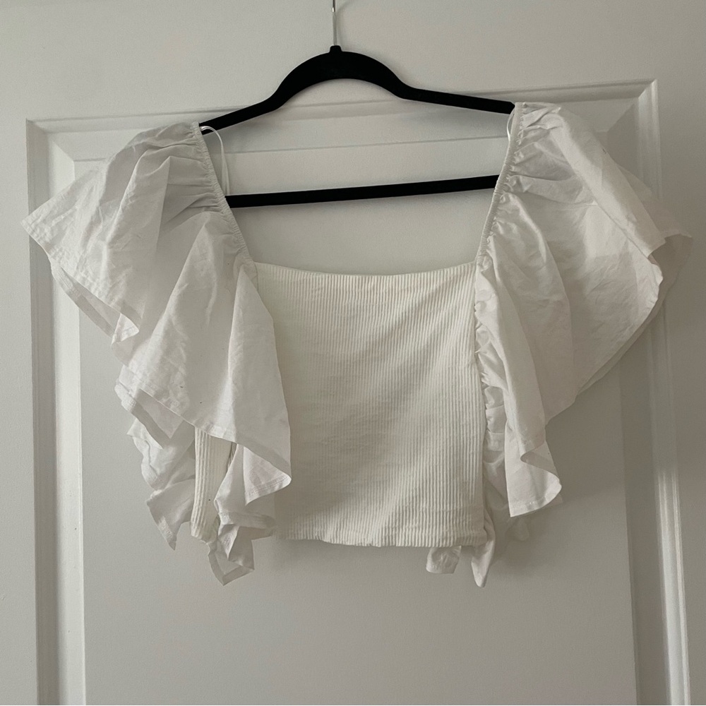 Zara puff sleeve top